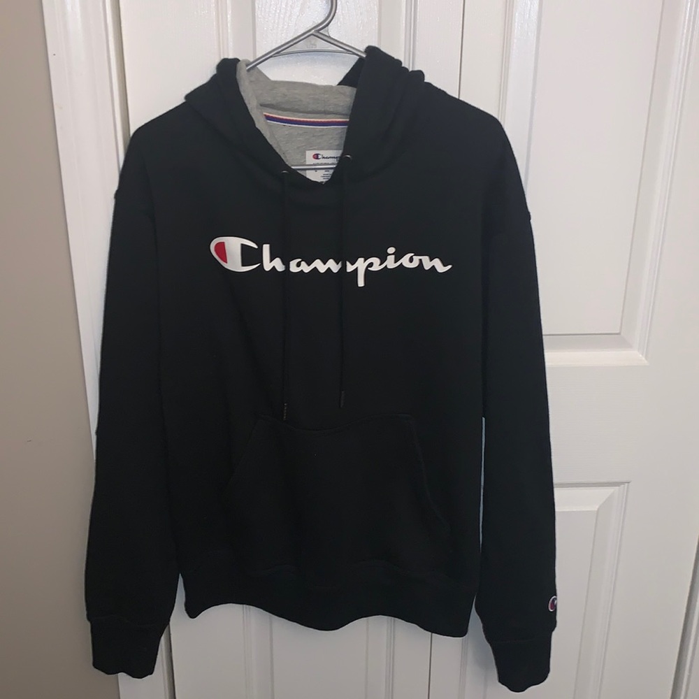 Black Champion Hoddie